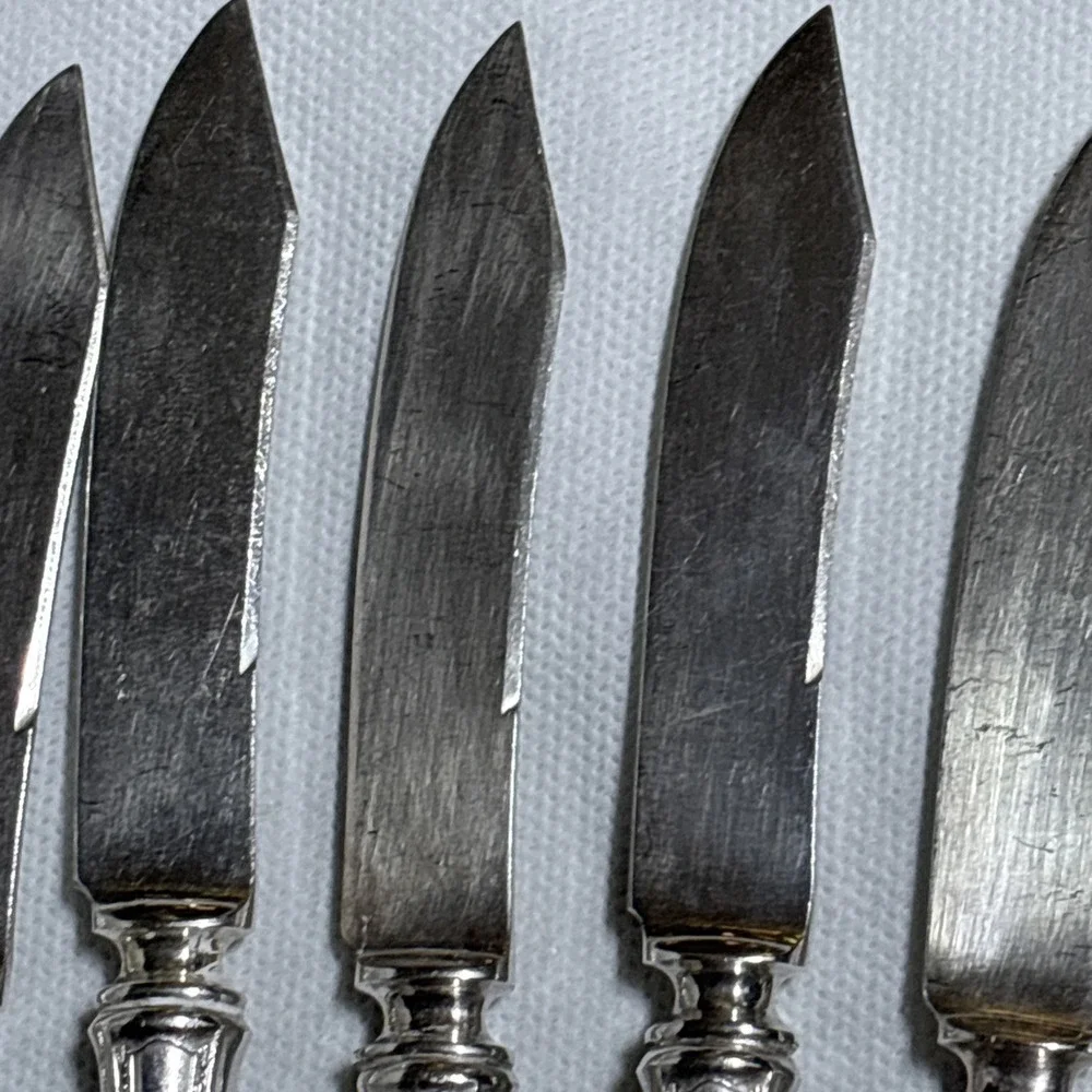 Oneida Community Silverplate 1910 Fruit Grapefruit Knives Knife Set 6